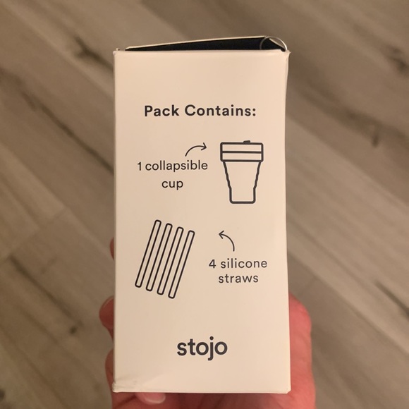 Stojo silicone traveling cup / mug + straws - Picture 13 of 13